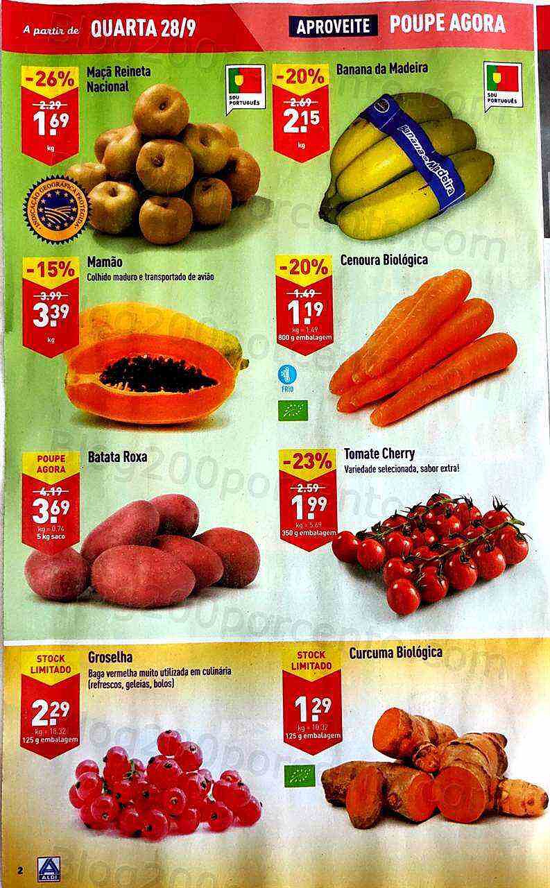 Antevisão Folheto ALDI Promoções de 28 setembro a 4 outubro