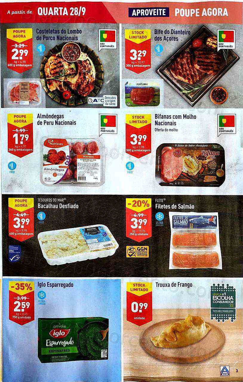 Antevisão Folheto ALDI Promoções de 28 setembro a 4 outubro