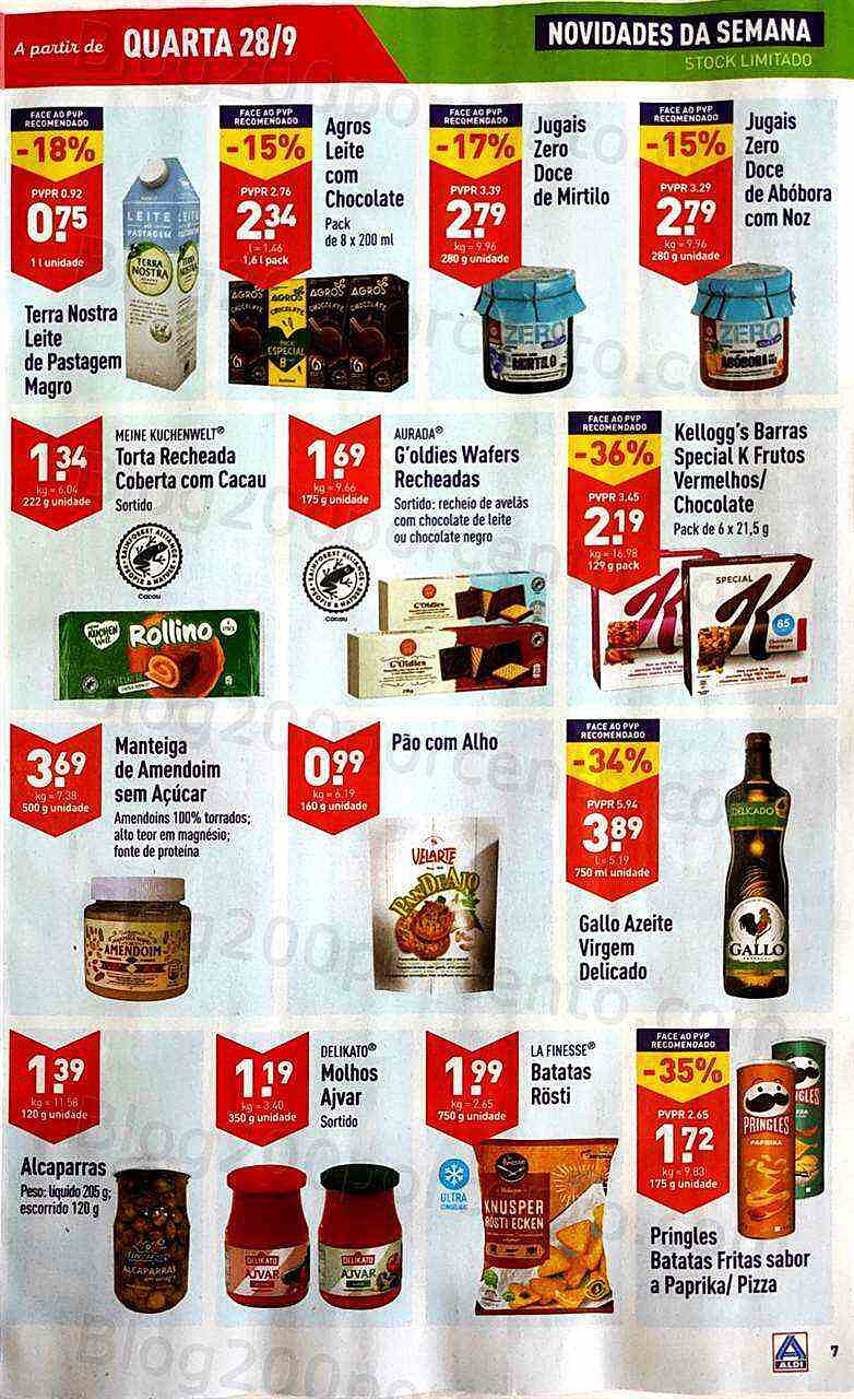 Antevisão Folheto ALDI Promoções de 28 setembro a 4 outubro