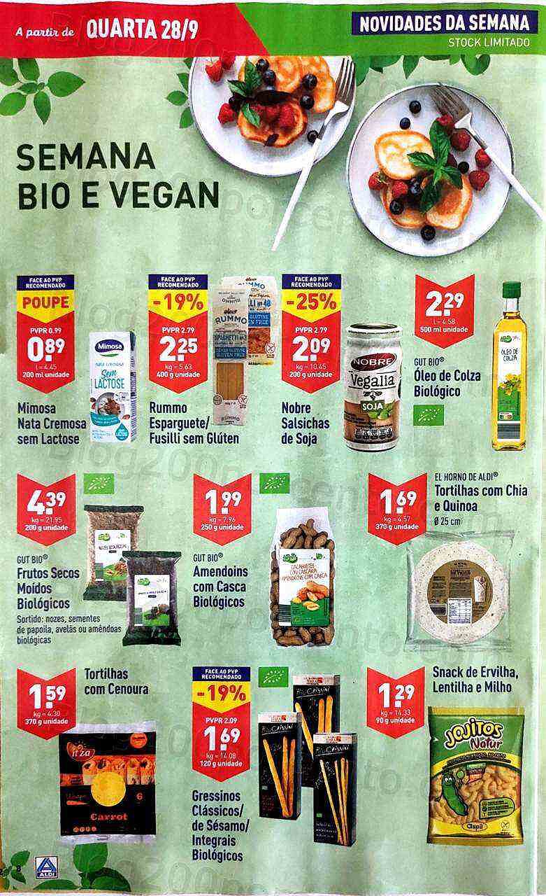 Antevisão Folheto ALDI Promoções de 28 setembro a 4 outubro