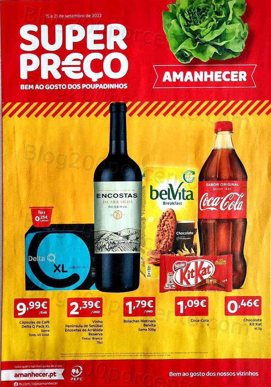 Antevisão Folheto AMANHECER Promoções de 15 a 21 setembro