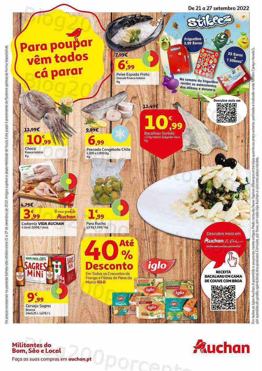 Antevisão Folheto AUCHAN Promoções de 21 a 27 setembro