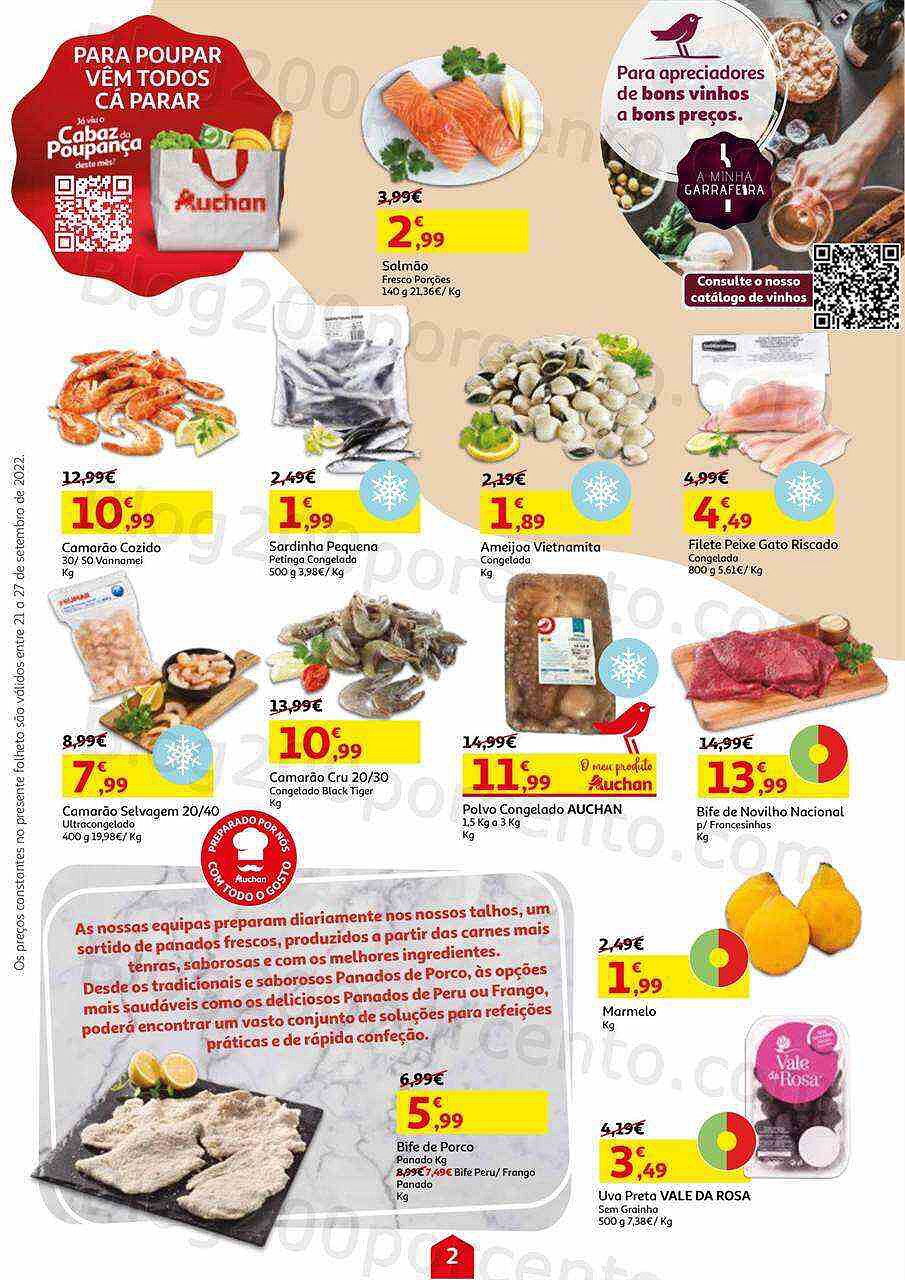 Antevisão Folheto AUCHAN Promoções de 21 a 27 setembro