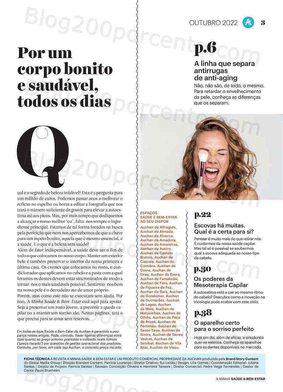 Antevisão Folheto AUCHAN Saúde e Bem-Estar Promoções de 19 setembro a 30 outubro