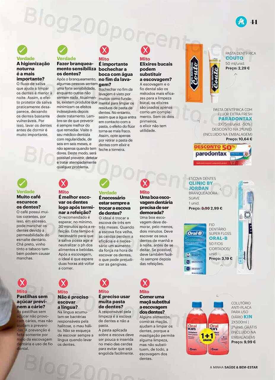 Antevisão Folheto AUCHAN Saúde e Bem-Estar Promoções de 19 setembro a 30 outubro