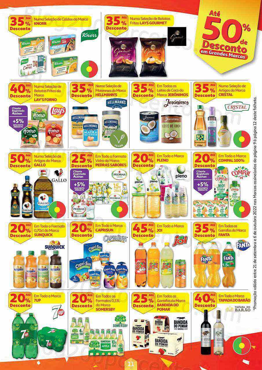 Antevisão Folheto AUCHAN Promoções de 21 setembro a 6 outubro