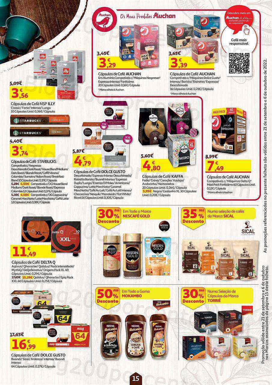 Antevisão Folheto AUCHAN Promoções de 21 setembro a 6 outubro
