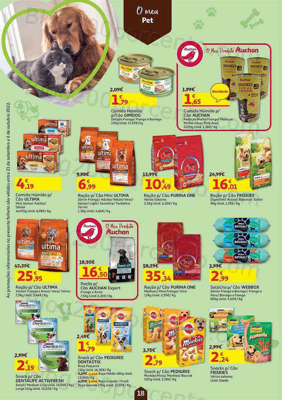Antevisão Folheto AUCHAN Promoções de 21 setembro a 6 outubro