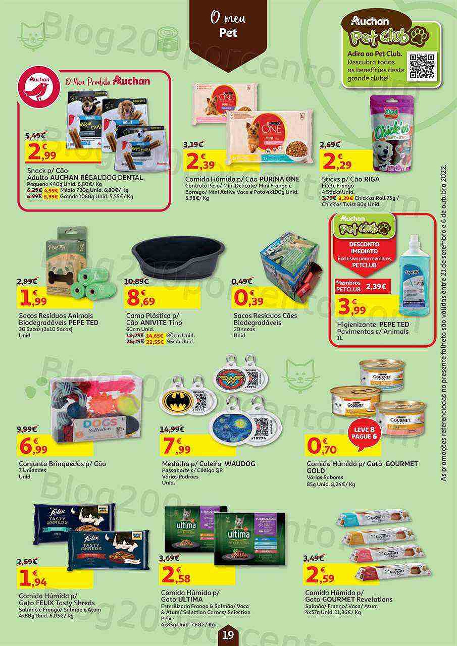 Antevisão Folheto AUCHAN Promoções de 21 setembro a 6 outubro