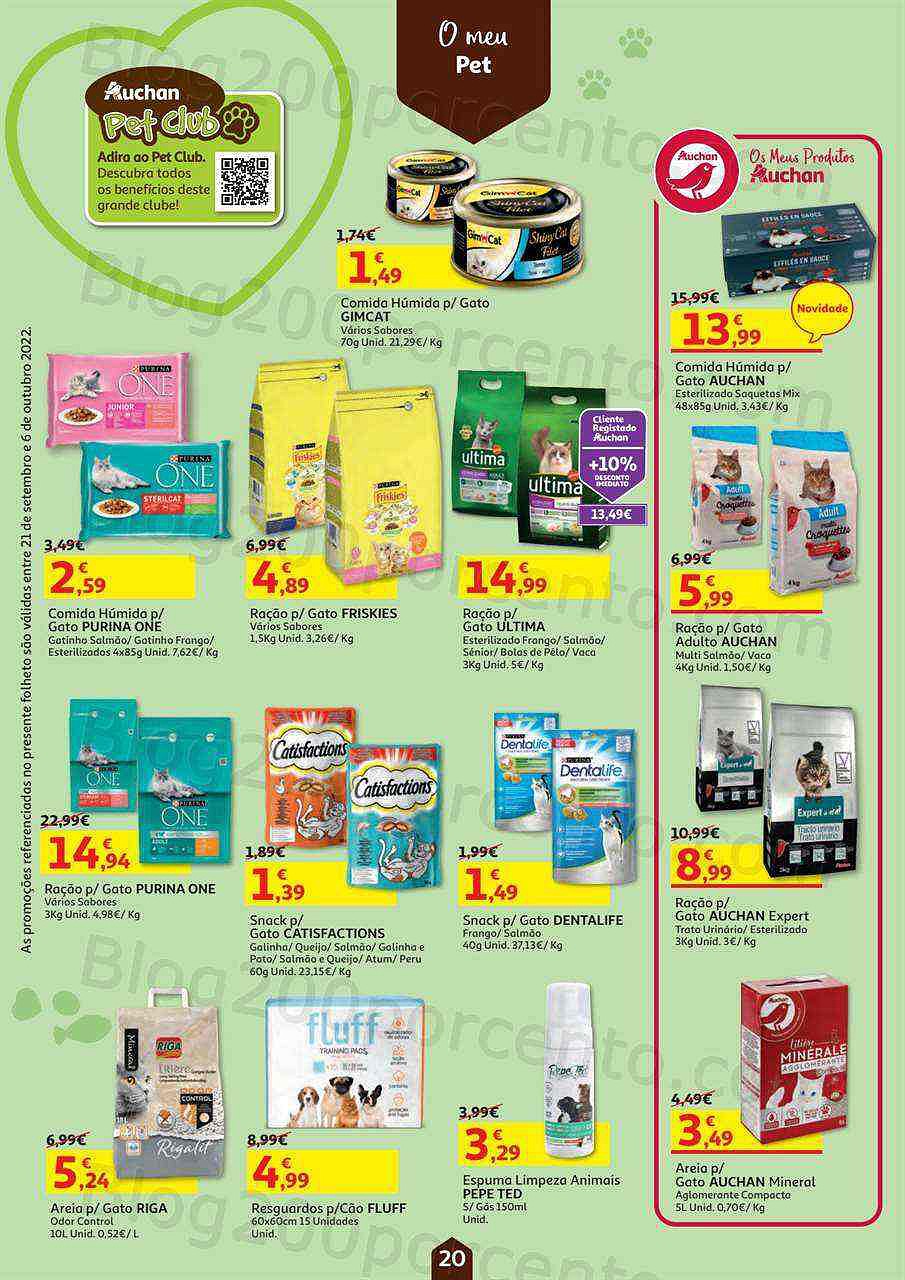 Antevisão Folheto AUCHAN Promoções de 21 setembro a 6 outubro