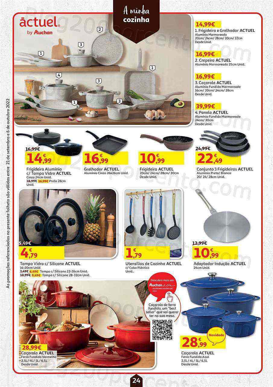 Antevisão Folheto AUCHAN Promoções de 21 setembro a 6 outubro
