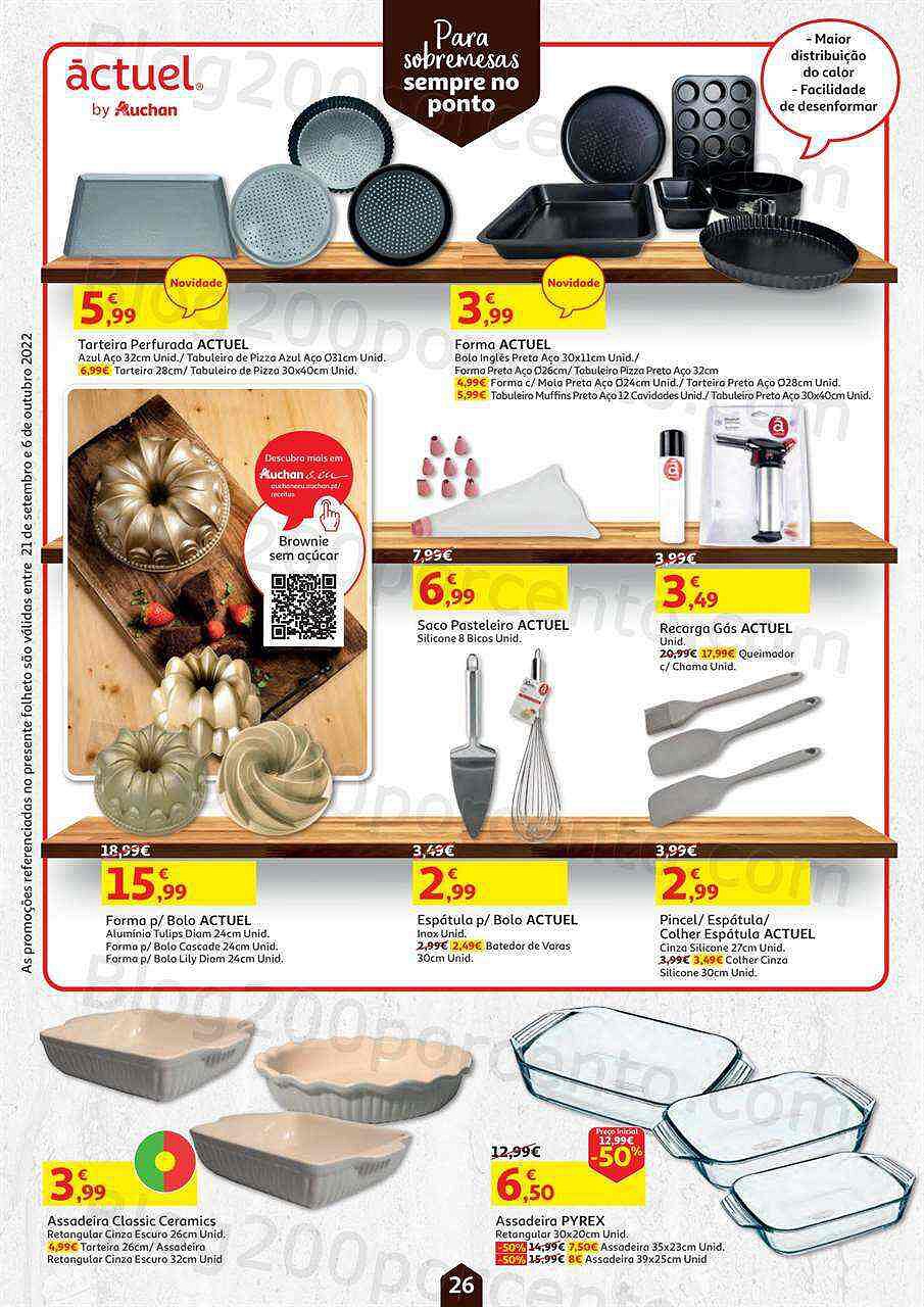 Antevisão Folheto AUCHAN Promoções de 21 setembro a 6 outubro