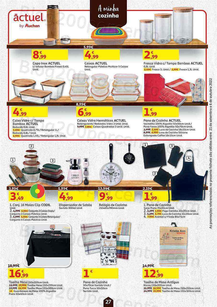 Antevisão Folheto AUCHAN Promoções de 21 setembro a 6 outubro