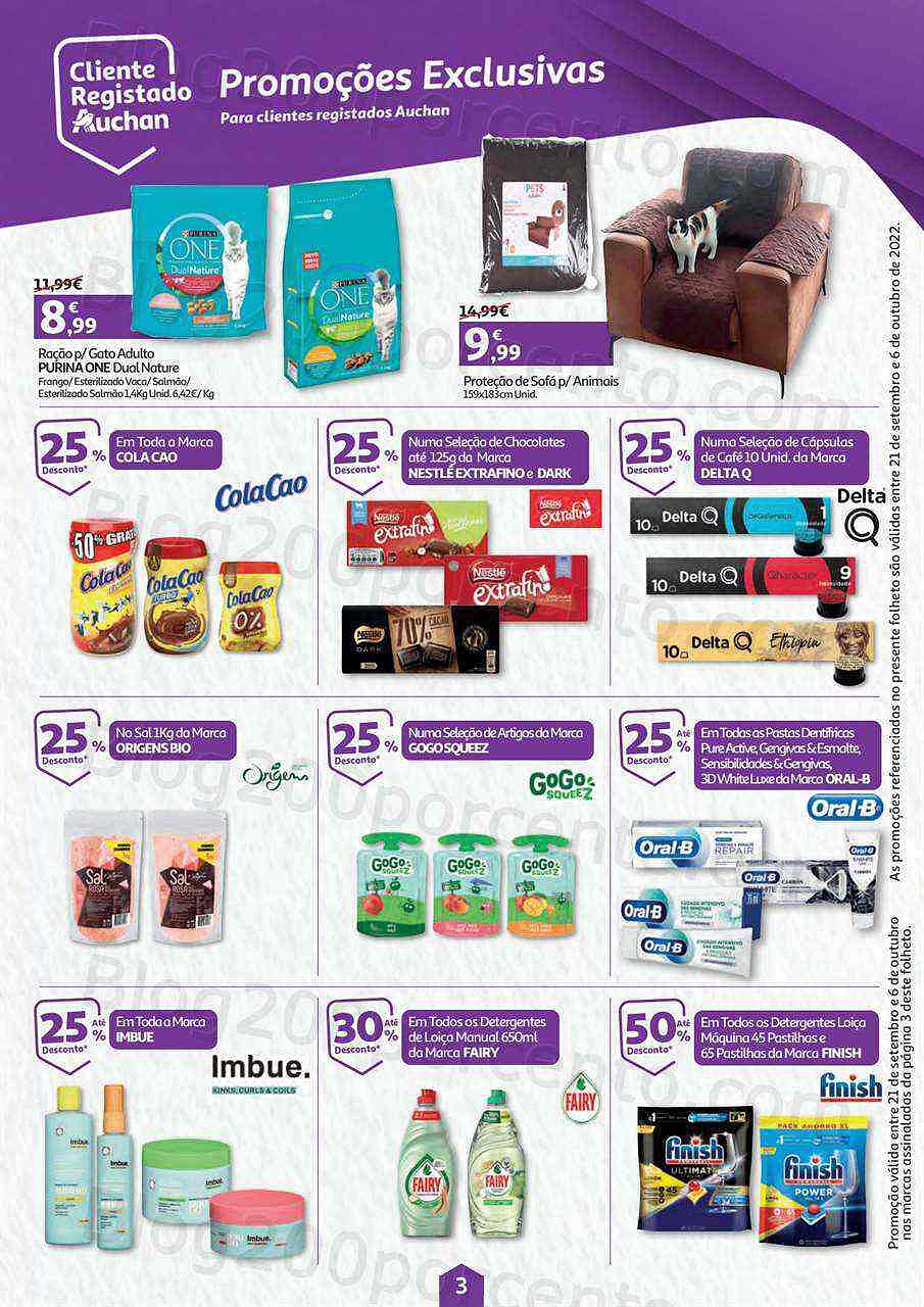 Antevisão Folheto AUCHAN Promoções de 21 setembro a 6 outubro
