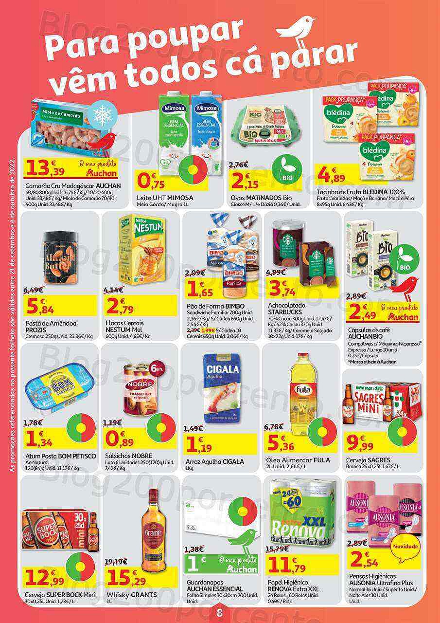 Antevisão Folheto AUCHAN Promoções de 21 setembro a 6 outubro