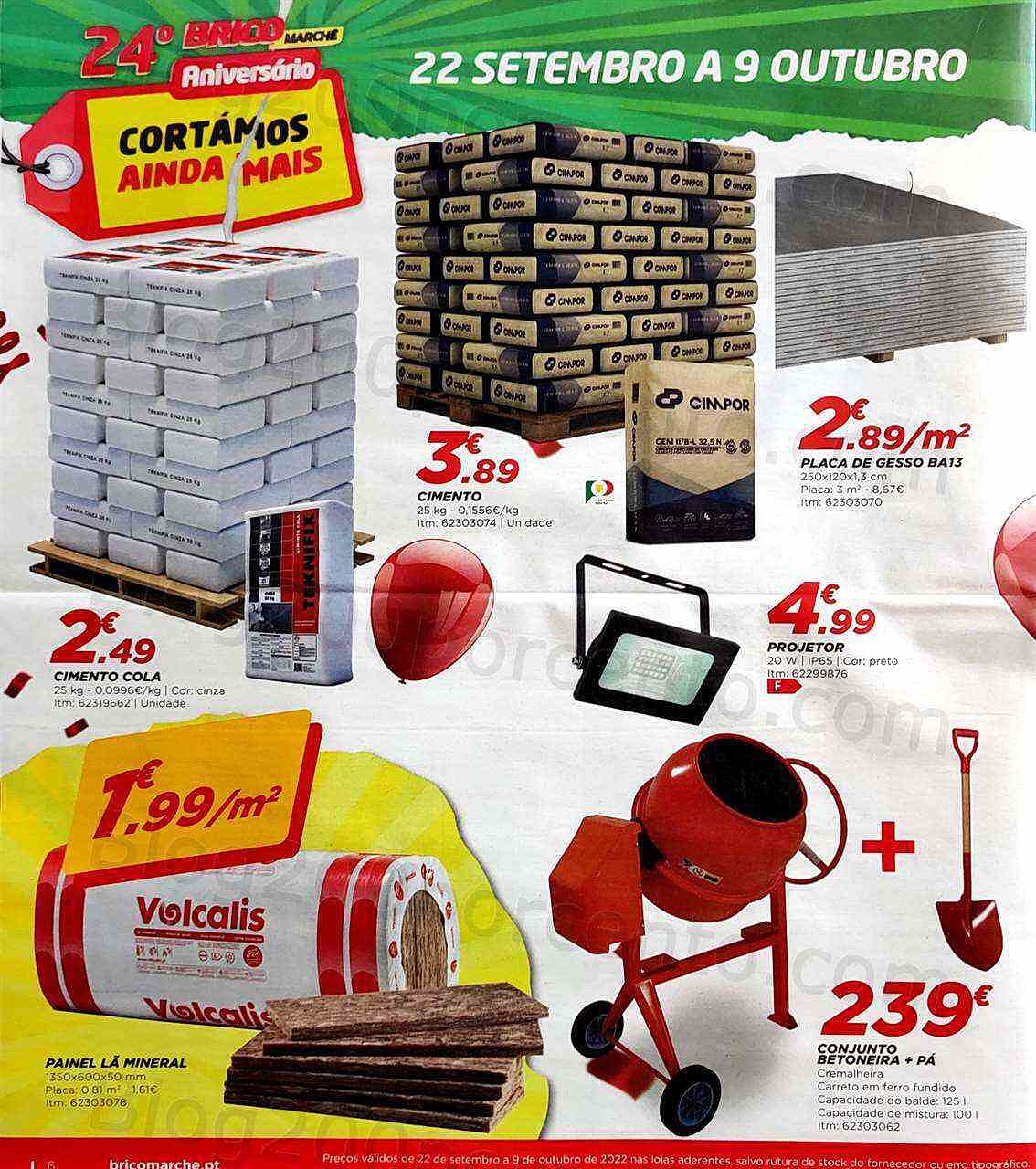 Antevisão Folheto BRICOMARCHÉ Promoções de 22 setembro a 9 outubro