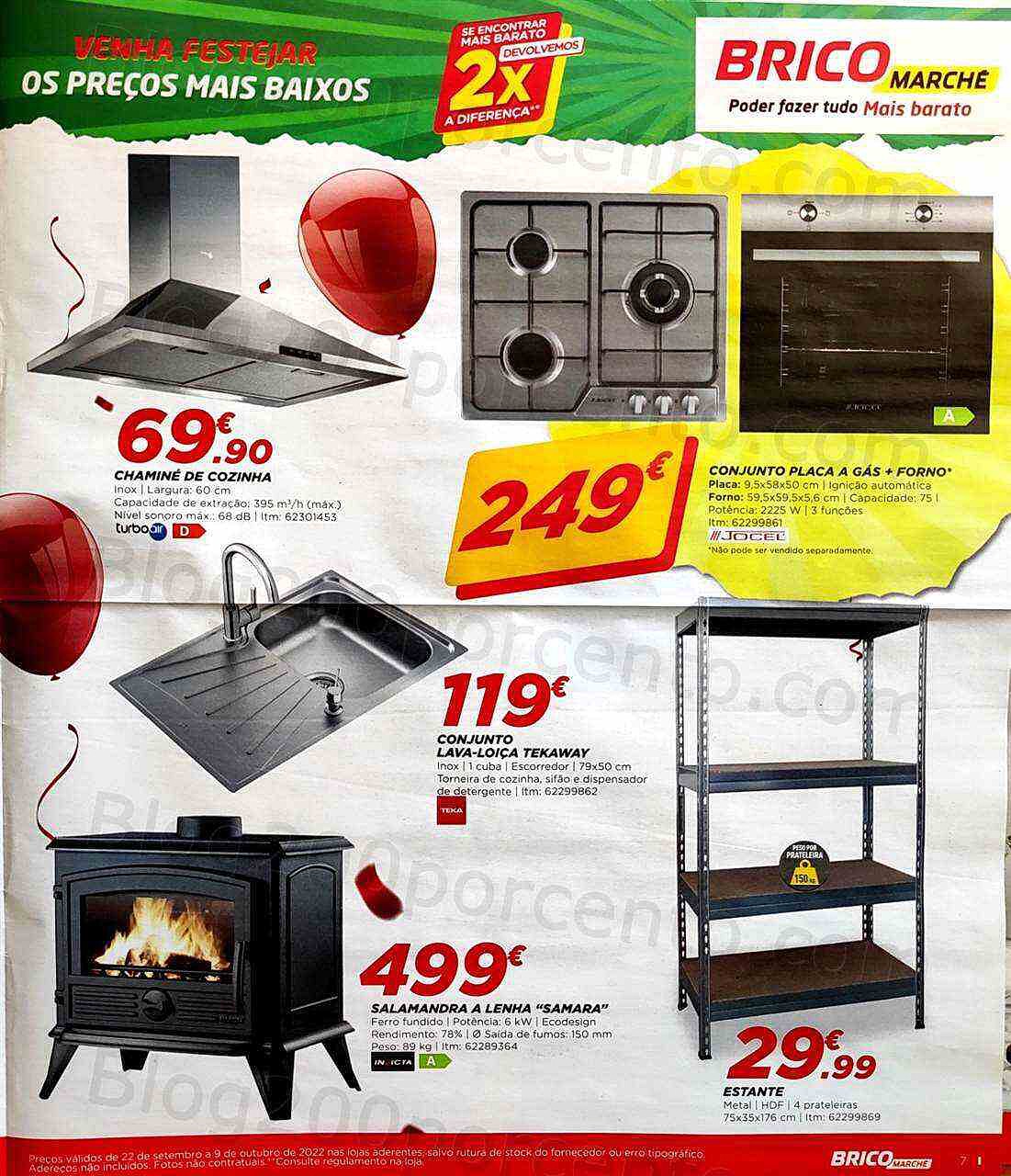 Antevisão Folheto BRICOMARCHÉ Promoções de 22 setembro a 9 outubro