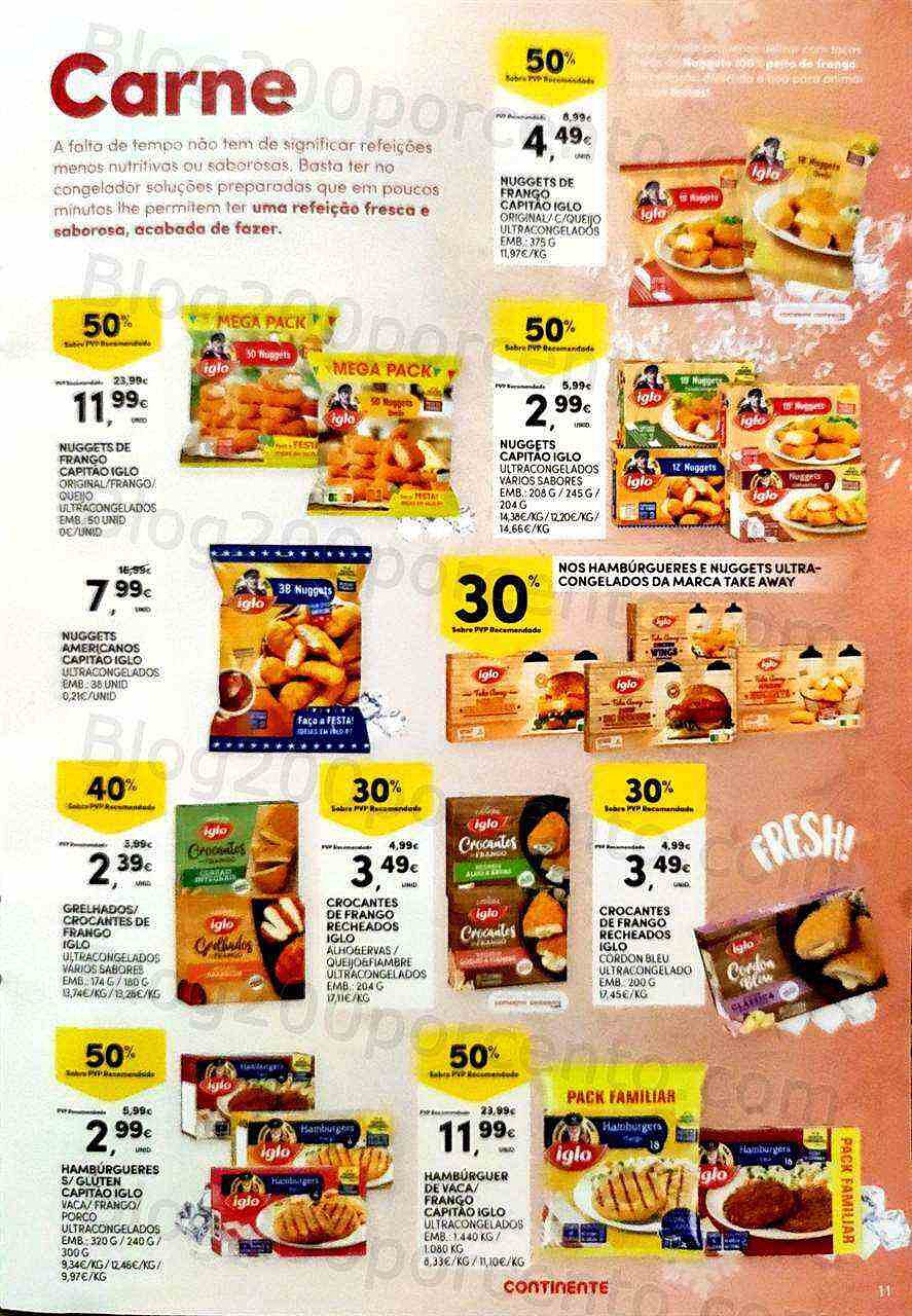Antevisão Folheto CONTINENTE Especial Congelados Promoções de 20 setembro a 16 outubro