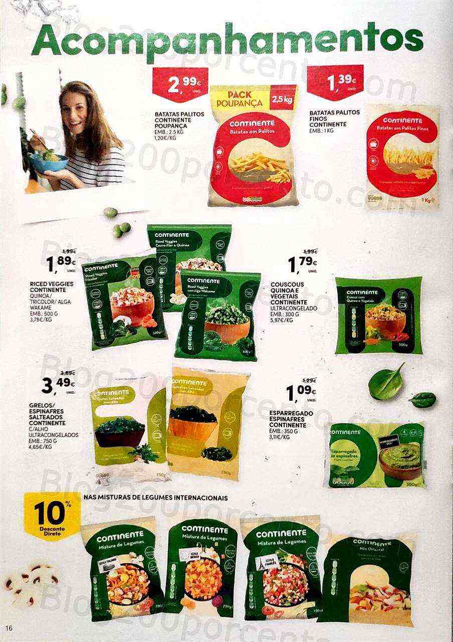 Antevisão Folheto CONTINENTE Especial Congelados Promoções de 20 setembro a 16 outubro