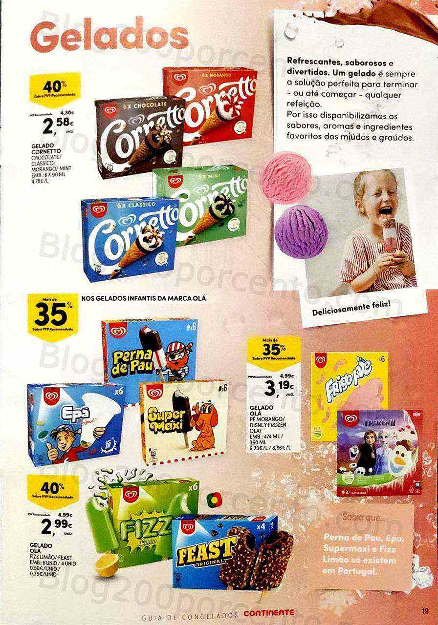Antevisão Folheto CONTINENTE Especial Congelados Promoções de 20 setembro a 16 outubro