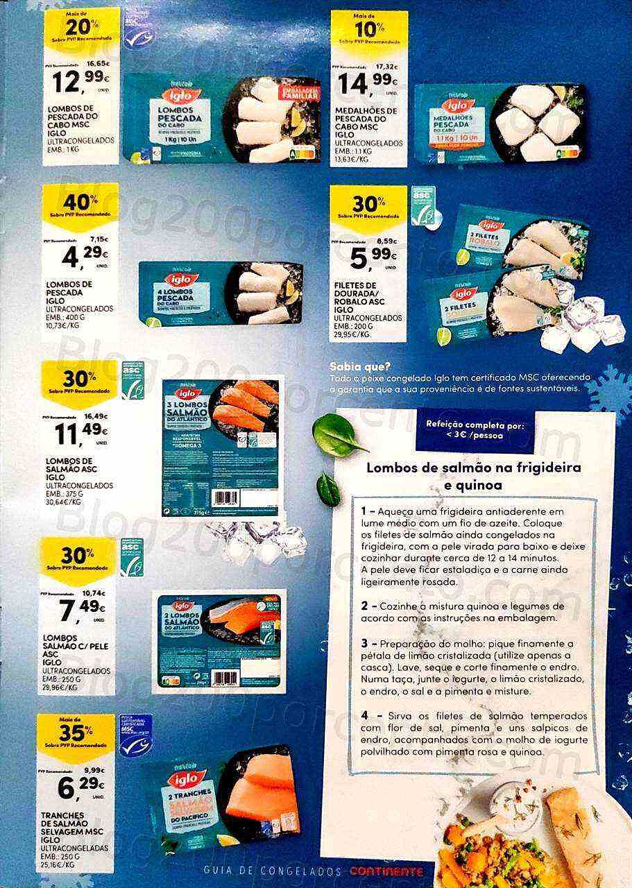 Antevisão Folheto CONTINENTE Especial Congelados Promoções de 20 setembro a 16 outubro