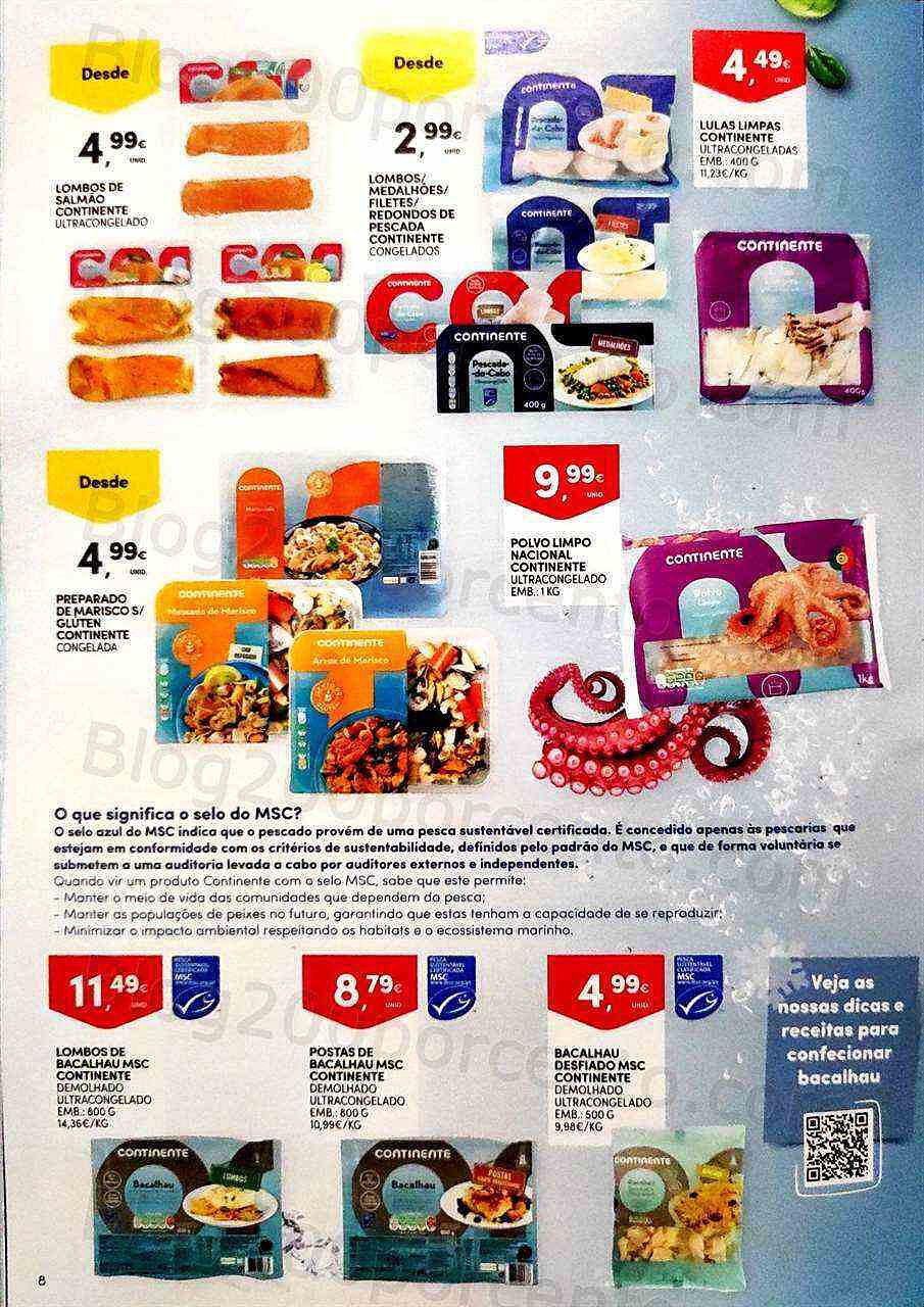 Antevisão Folheto CONTINENTE Especial Congelados Promoções de 20 setembro a 16 outubro