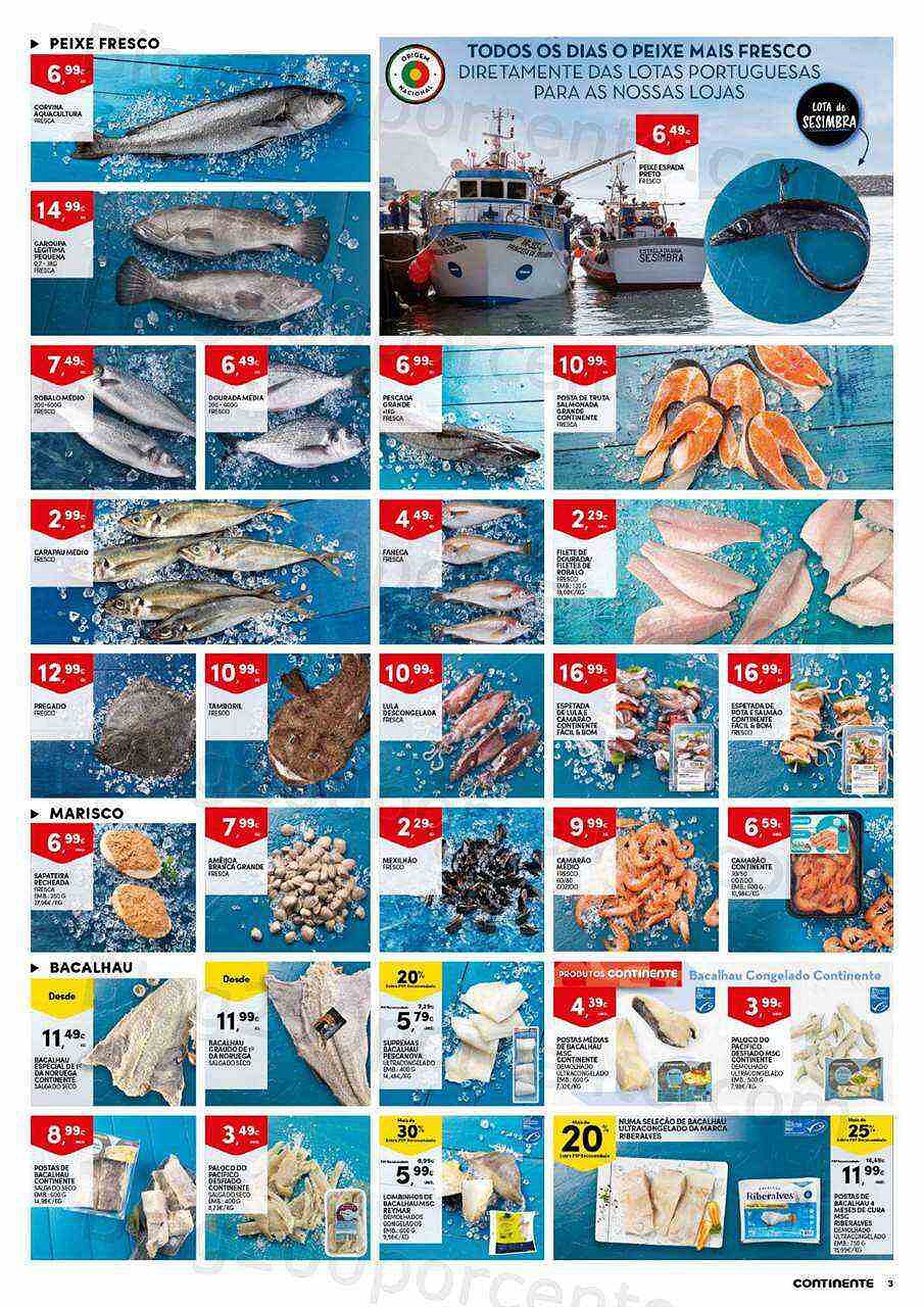 Antevisão Folheto CONTINENTE Frescos Promoções de 13 a 19 setembro