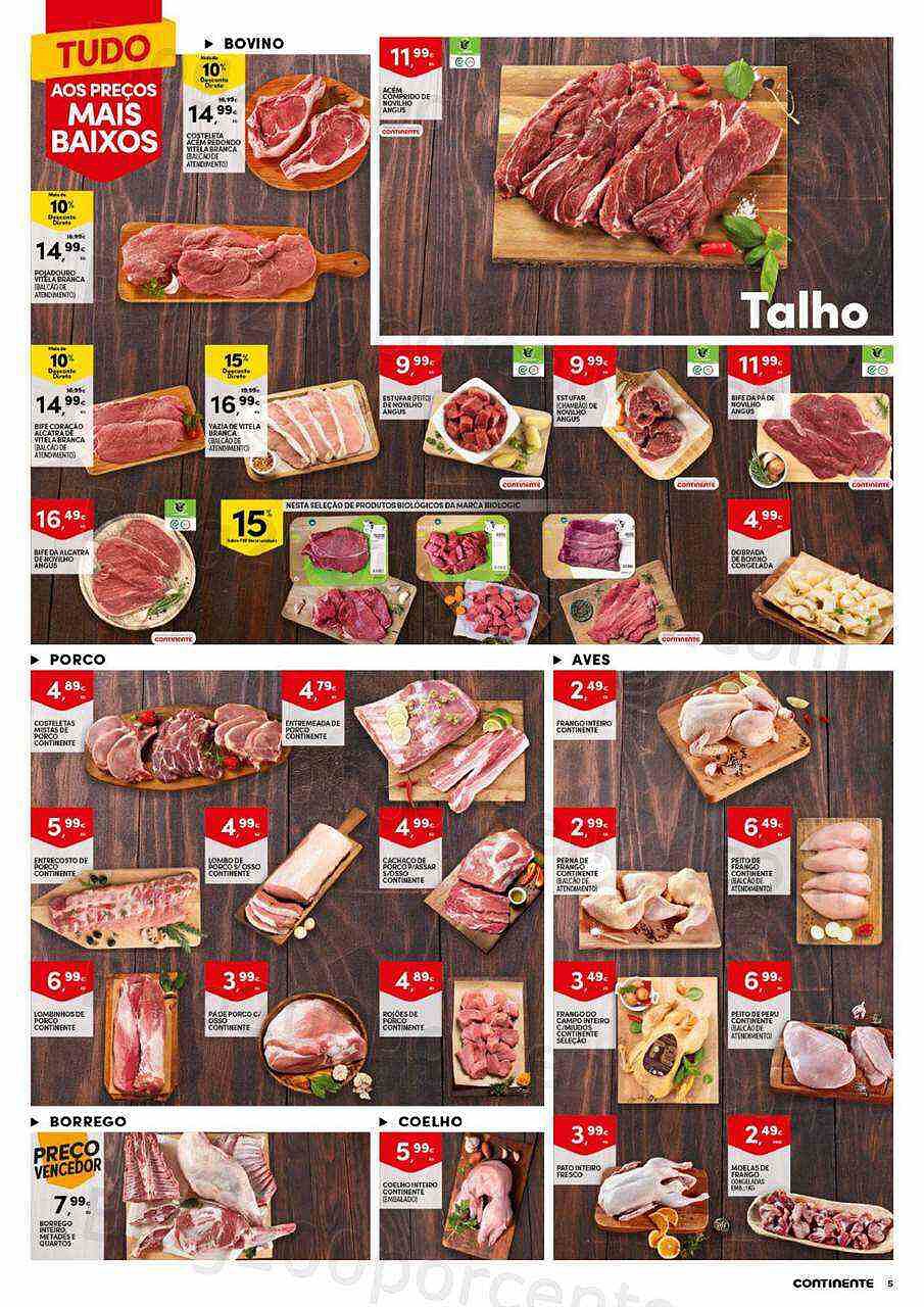 Antevisão Folheto CONTINENTE Frescos Promoções de 13 a 19 setembro