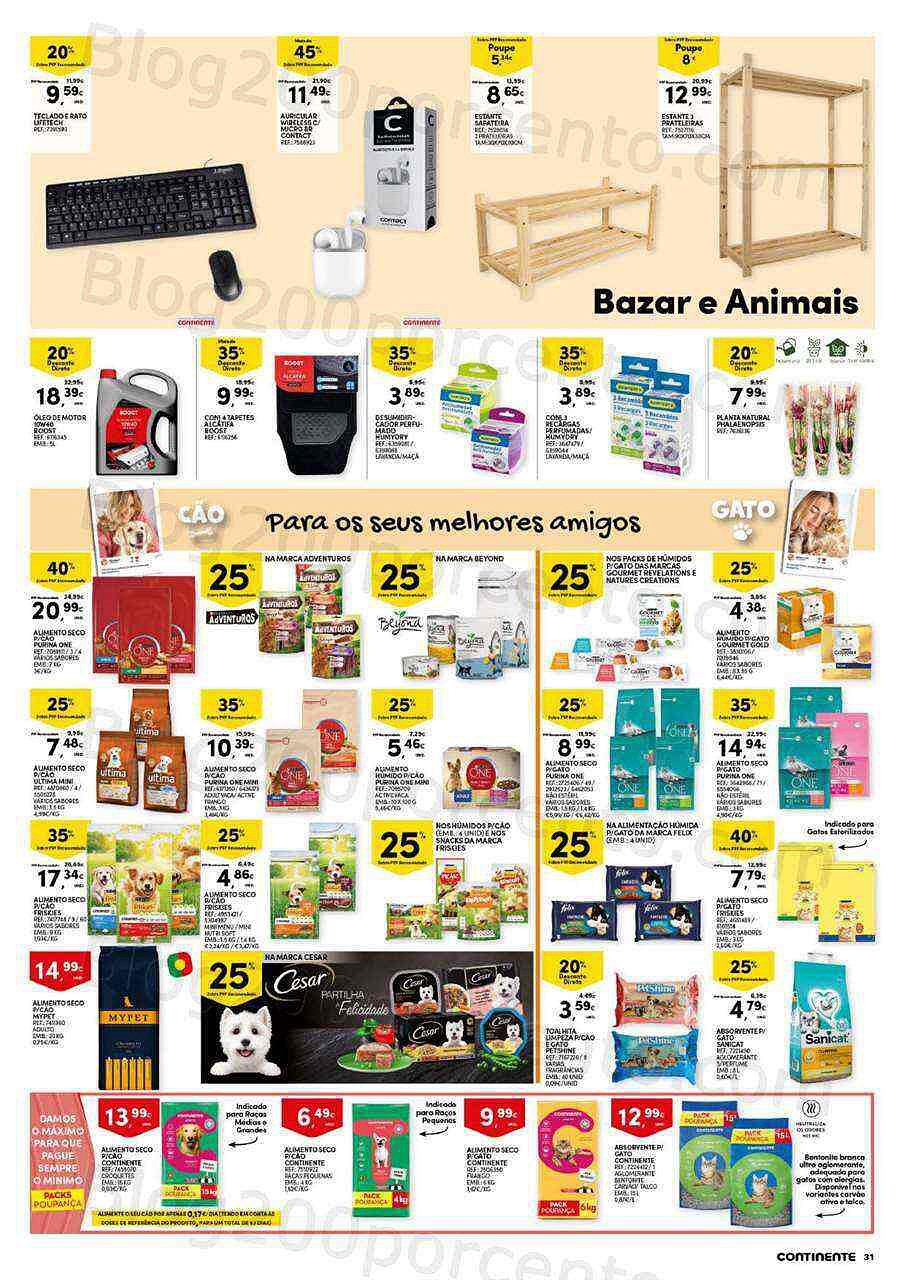 Antevisão Folheto CONTINENTE Bazar Promoções de 13 a 19 setembro