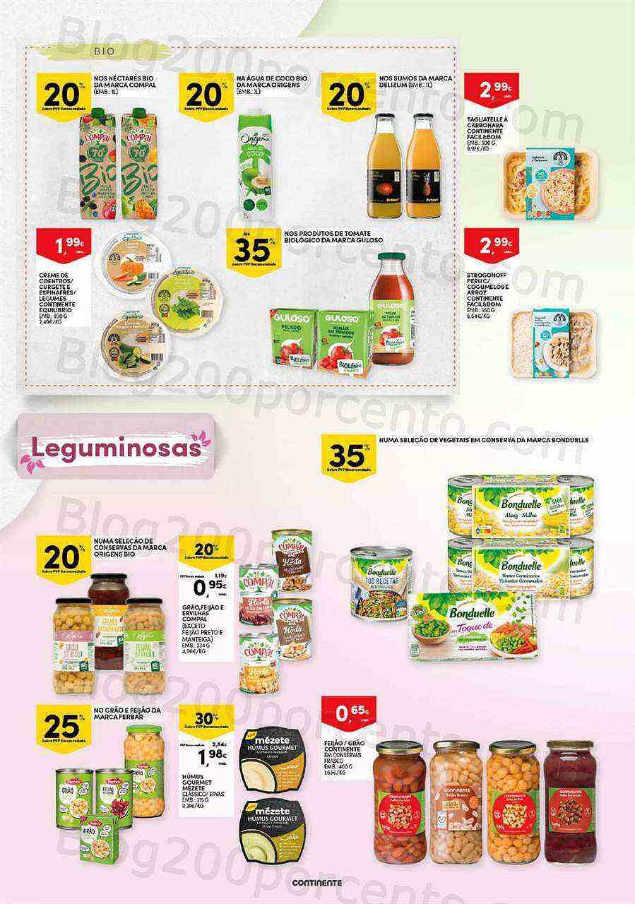 Antevisão Folheto CONTINENTE Especial Vida Saudável Promoções de 20 setembro a 2 outubro