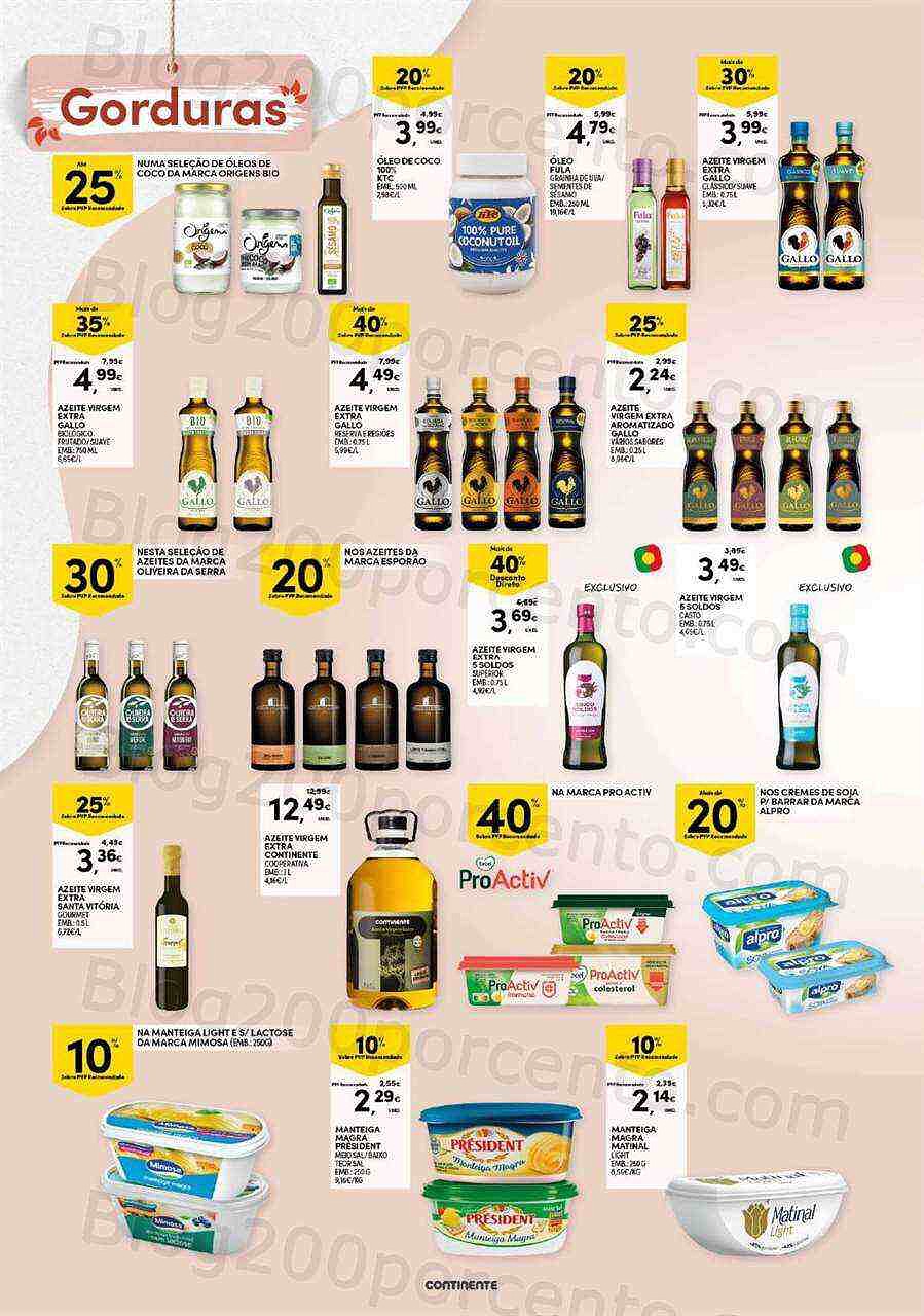 Antevisão Folheto CONTINENTE Especial Vida Saudável Promoções de 20 setembro a 2 outubro