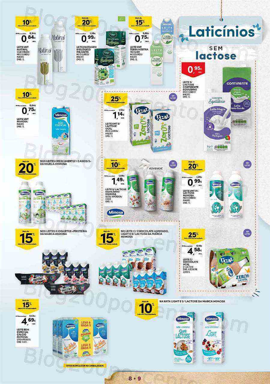 Antevisão Folheto CONTINENTE Especial Vida Saudável Promoções de 20 setembro a 2 outubro