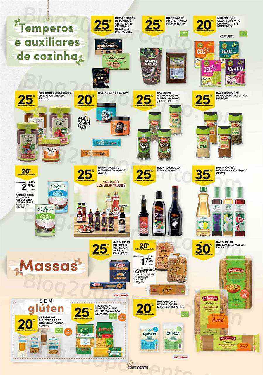 Antevisão Folheto CONTINENTE Especial Vida Saudável Promoções de 20 setembro a 2 outubro