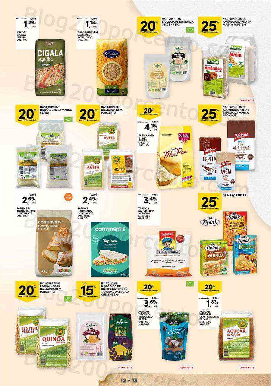 Antevisão Folheto CONTINENTE Especial Vida Saudável Promoções de 20 setembro a 2 outubro