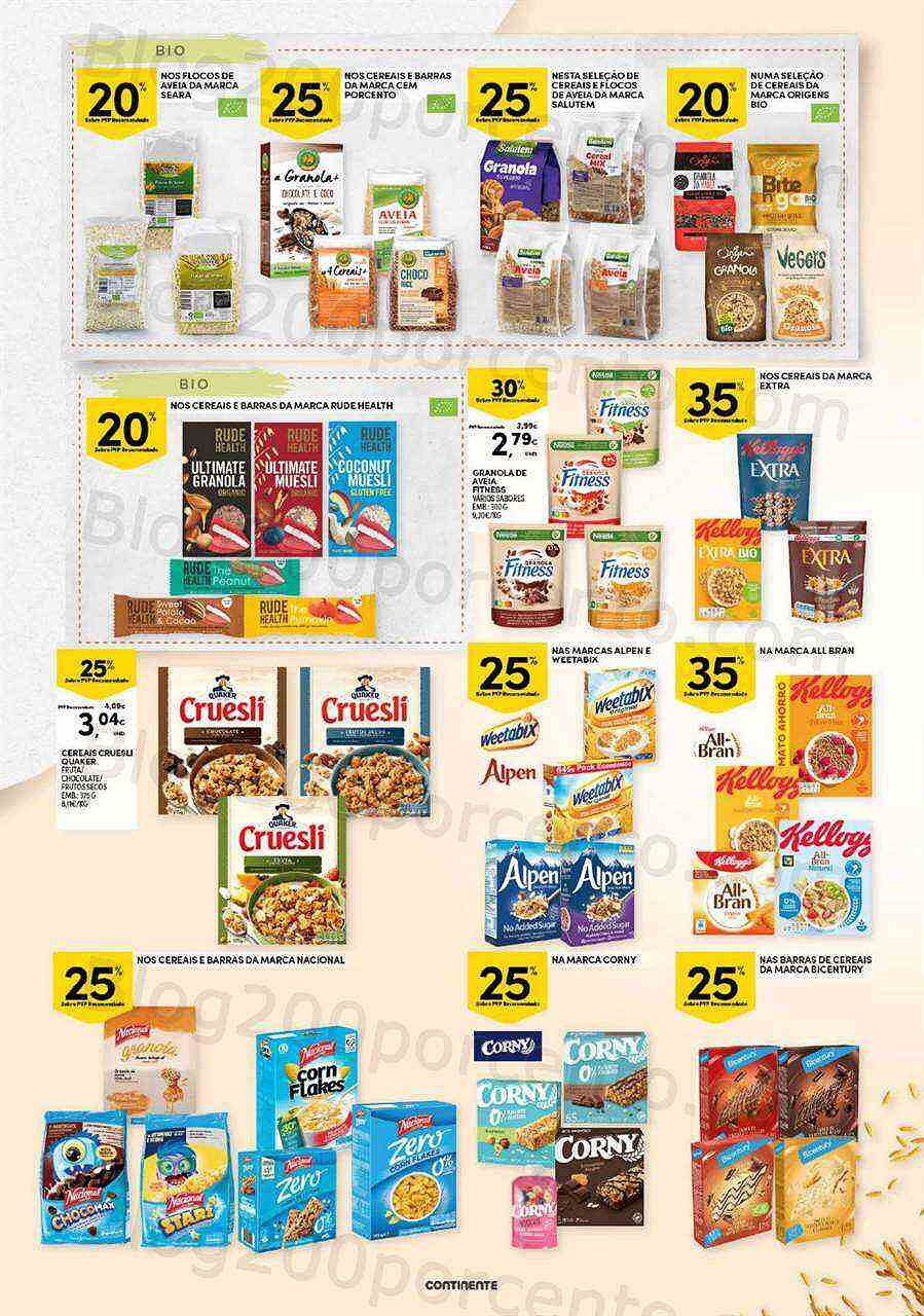 Antevisão Folheto CONTINENTE Especial Vida Saudável Promoções de 20 setembro a 2 outubro