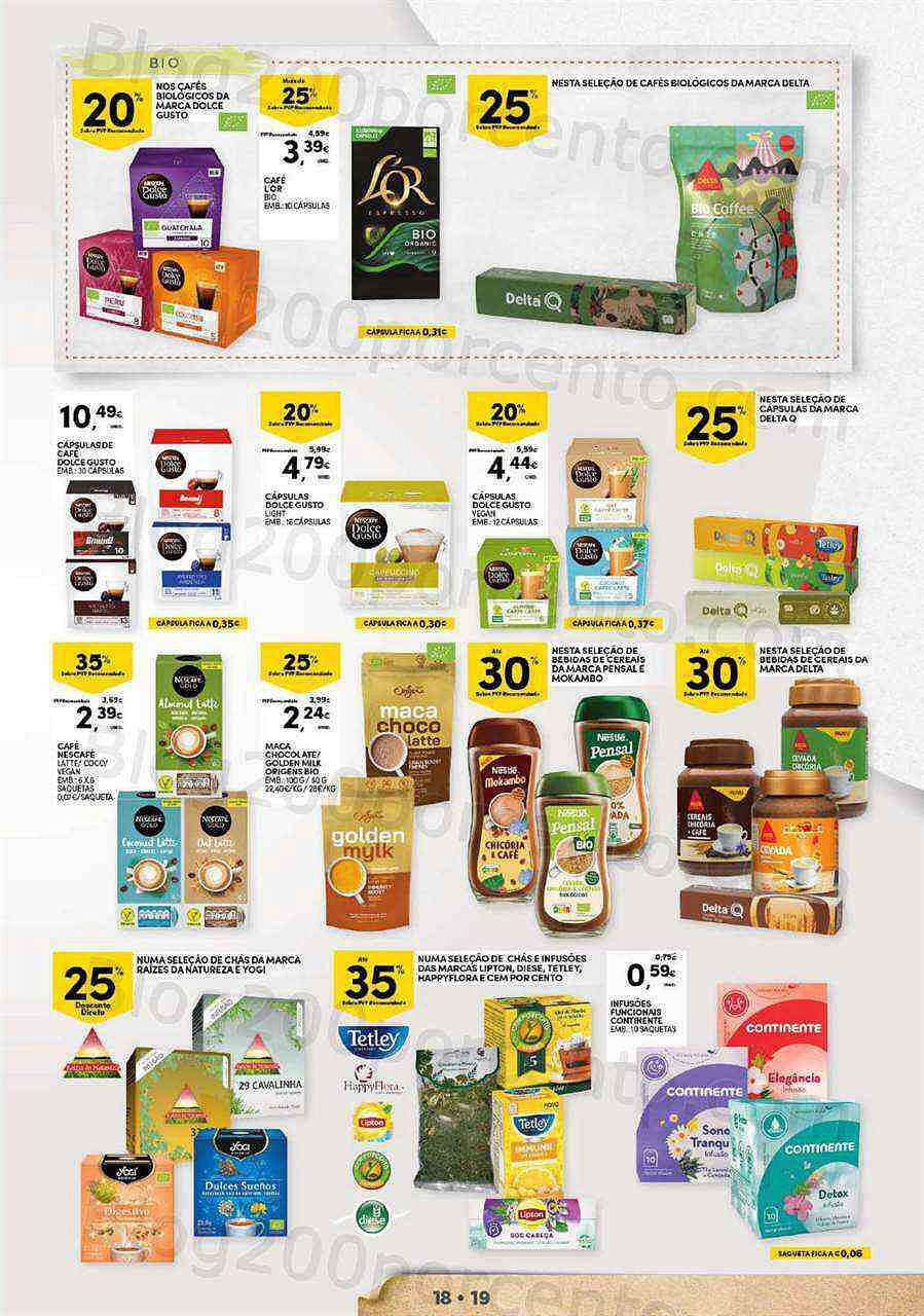 Antevisão Folheto CONTINENTE Especial Vida Saudável Promoções de 20 setembro a 2 outubro