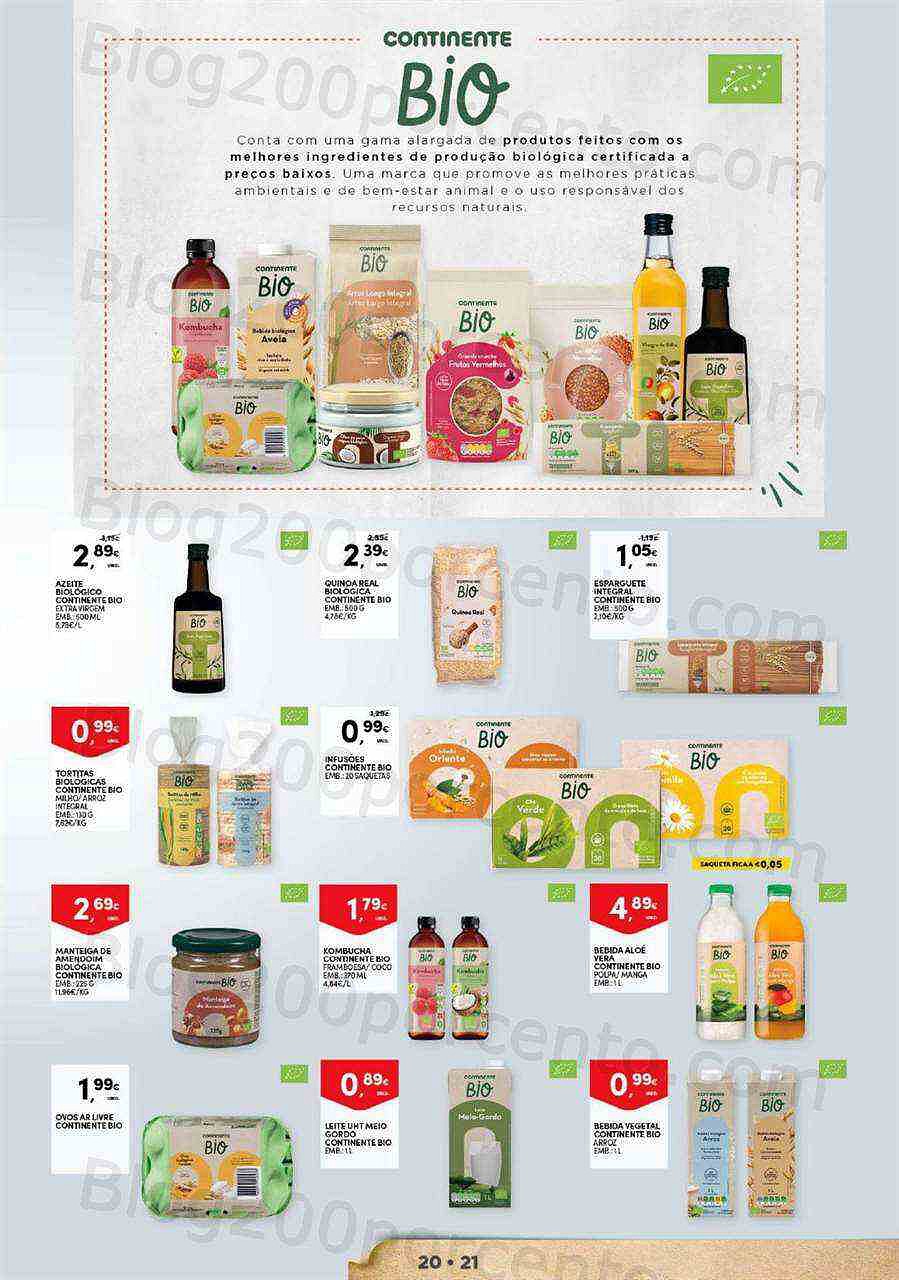 Antevisão Folheto CONTINENTE Especial Vida Saudável Promoções de 20 setembro a 2 outubro