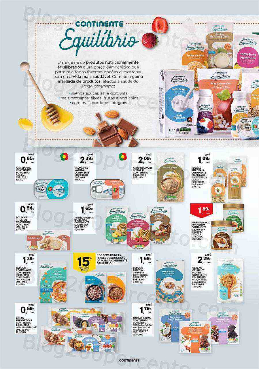 Antevisão Folheto CONTINENTE Especial Vida Saudável Promoções de 20 setembro a 2 outubro