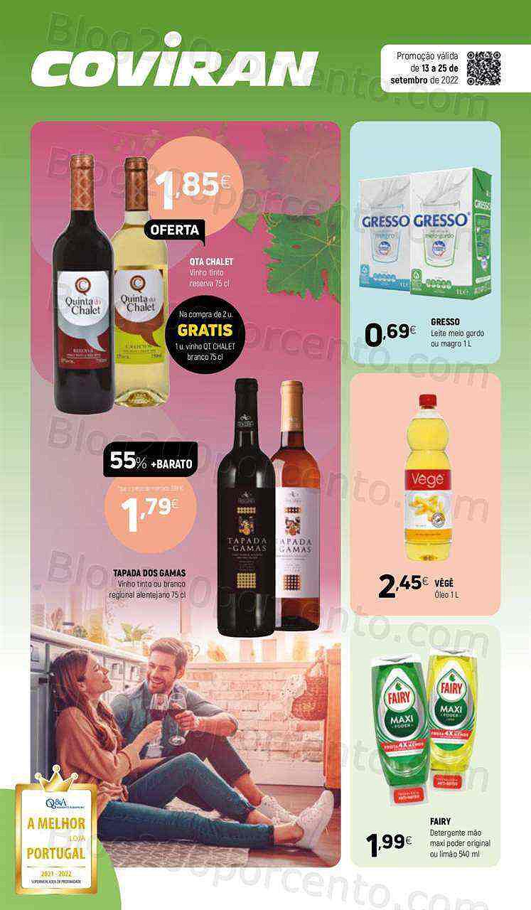 Antevisão Folheto COVIRAN Promoções de 13 a 25 setembro