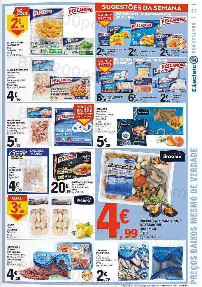 Antevisão Folheto E-LECLERC Promoções de 15 a 21 setembro