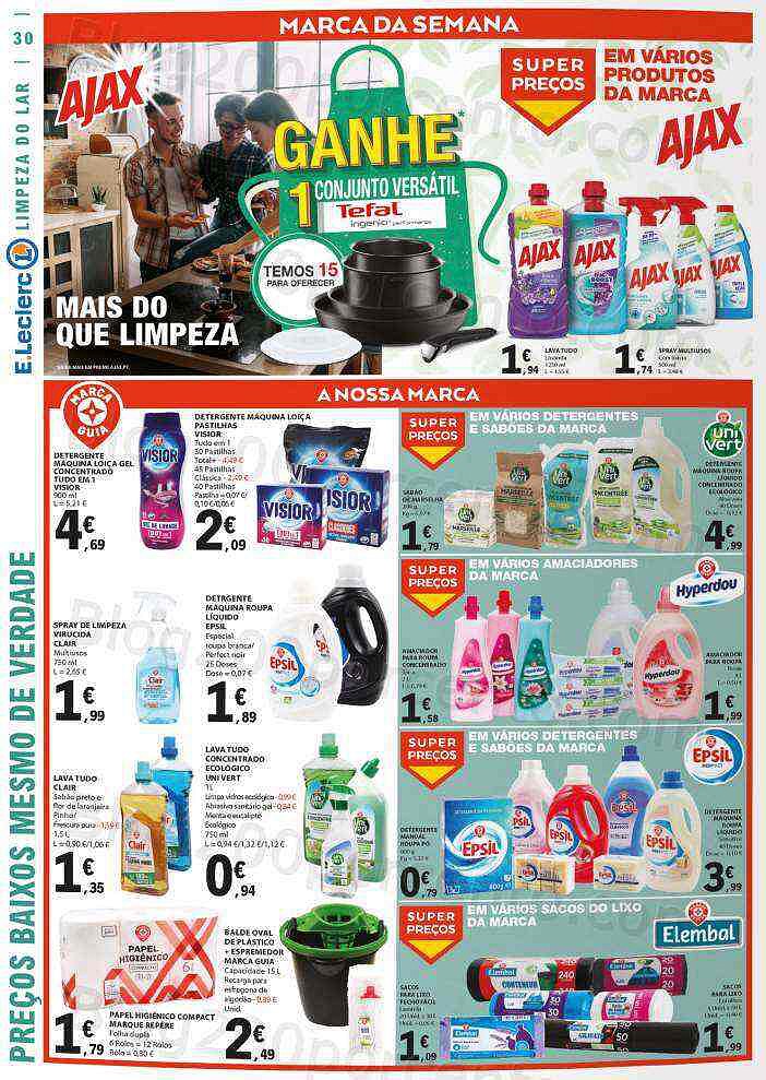 Antevisão Folheto E-LECLERC Promoções de 15 a 21 setembro