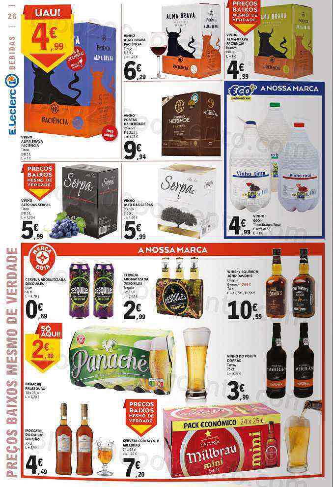 Antevisão Folheto E-LECLERC Promoções de 22 a 28 setembro