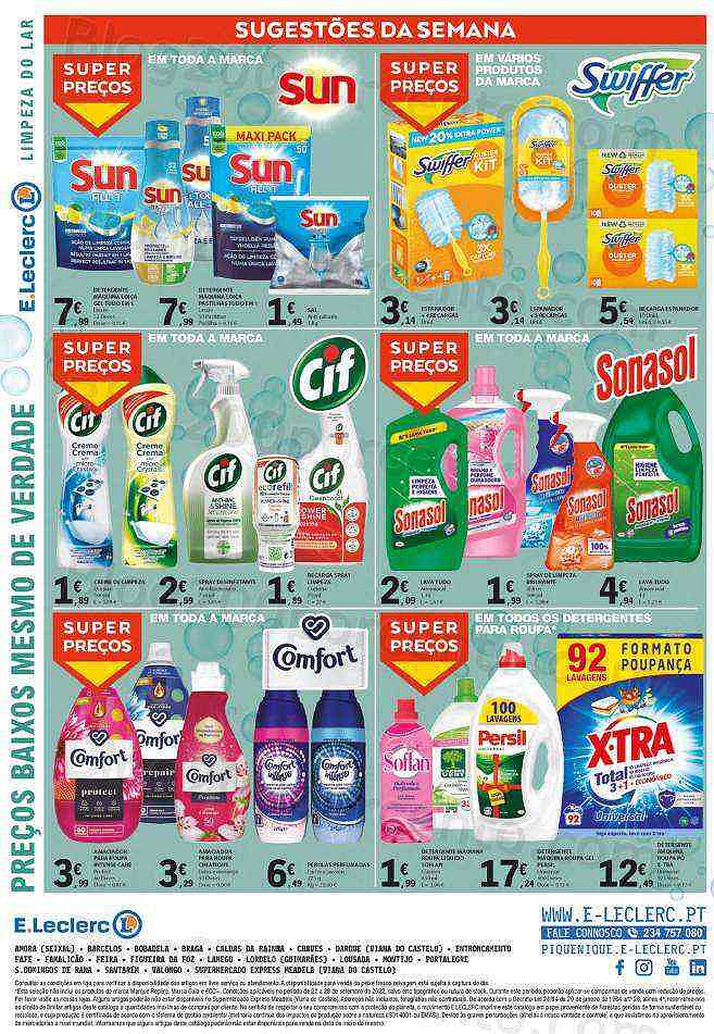 Antevisão Folheto E-LECLERC Promoções de 22 a 28 setembro