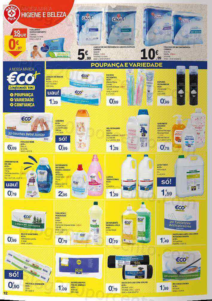 Antevisão Folheto E-LECLERC Especial Eco+ Promoções de 13 a 23 setembro