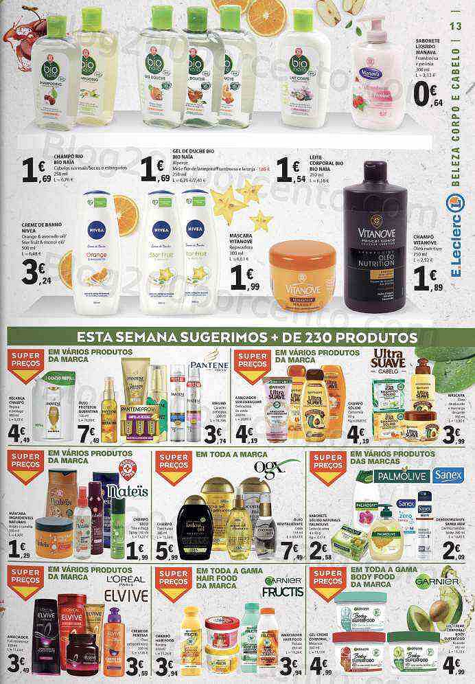 Antevisão Folheto E-LECLERC Moda e Beleza Promoções de 20 setembro a 2 outubro