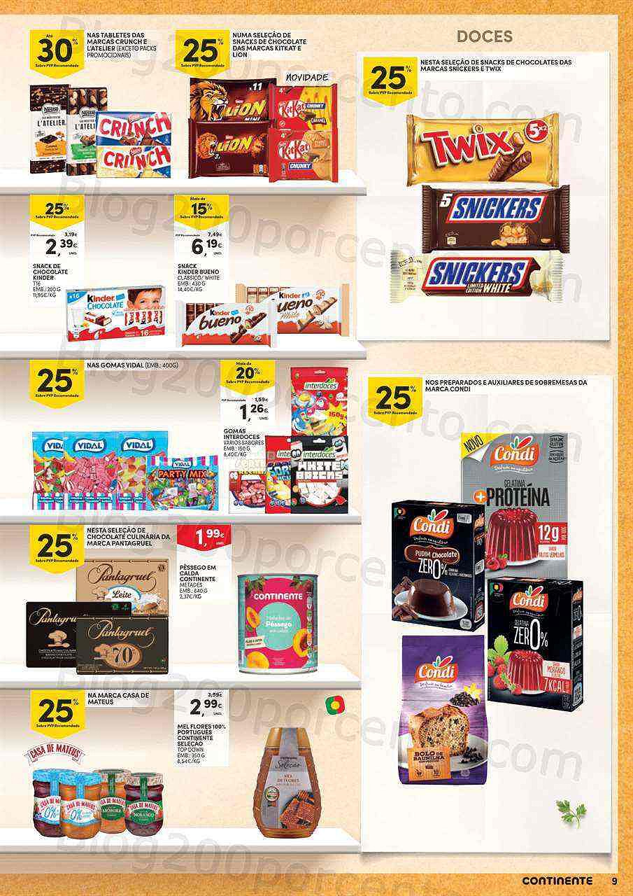 Antevisão Folheto CONTINENTE Especial Despensa Promoções de 20 setembro a 16 outubro