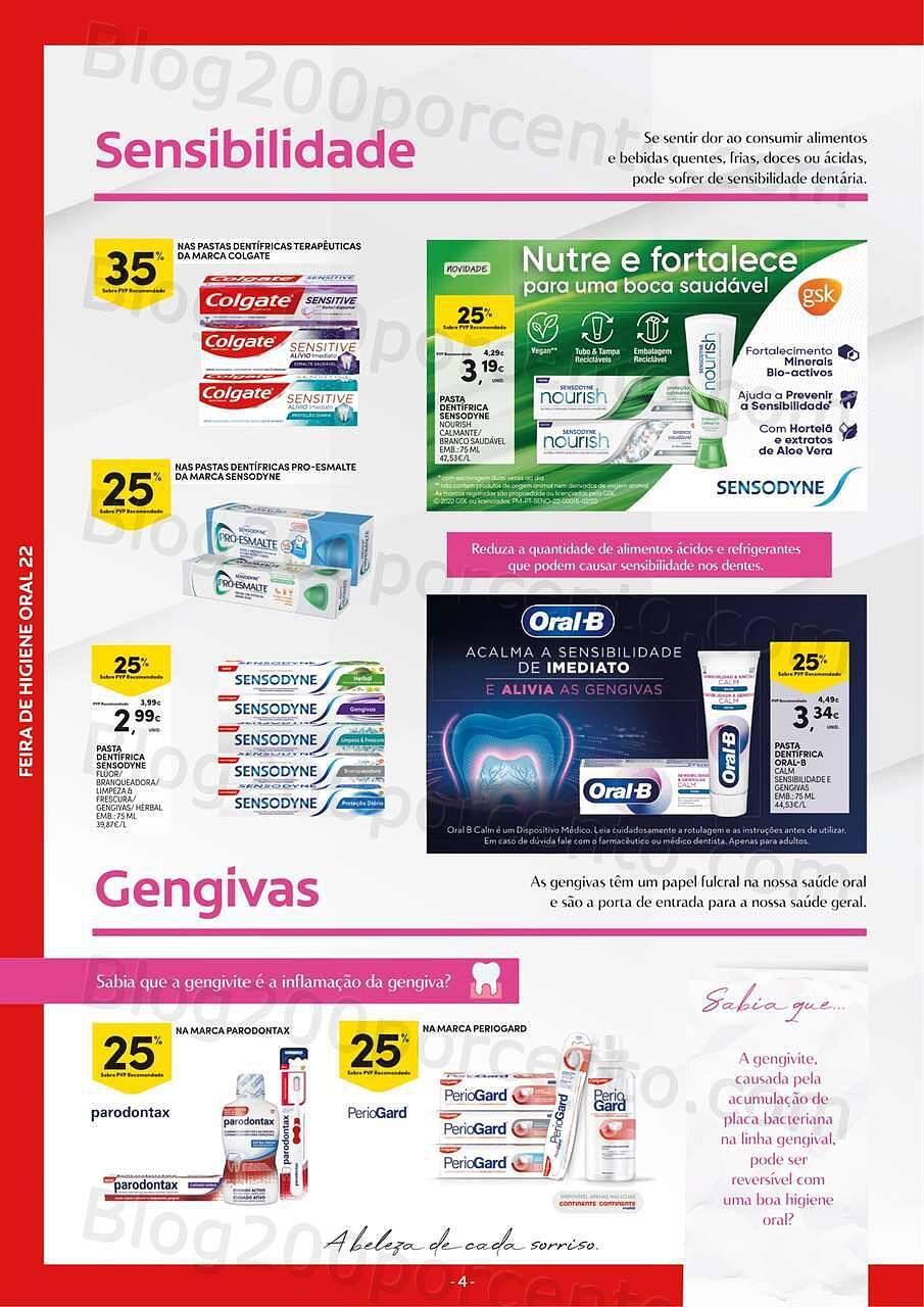 Antevisão Folheto CONTINENTE Feira Higiene Oral Promoções de 20 setembro a 2 outubro