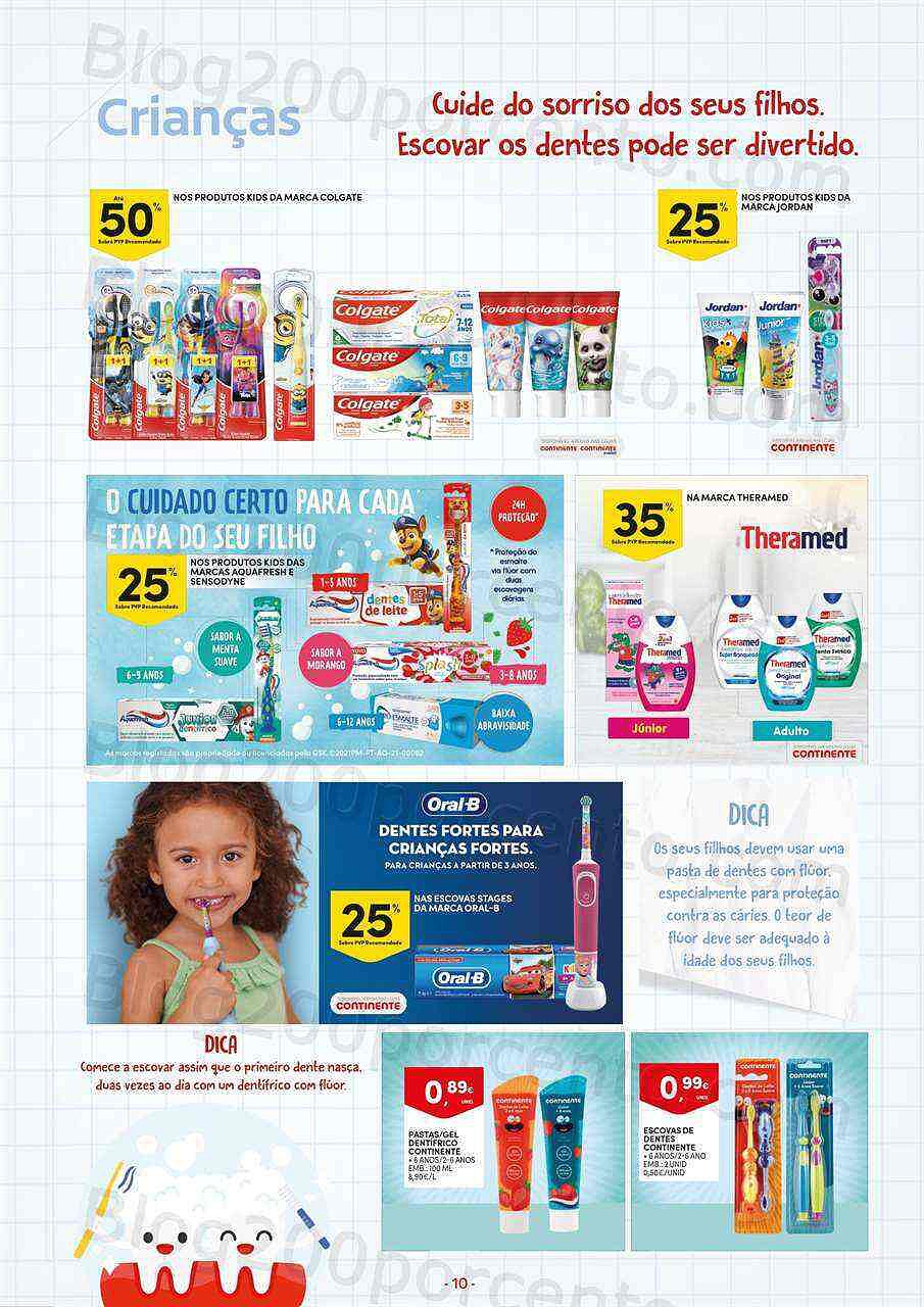 Antevisão Folheto CONTINENTE Feira Higiene Oral Promoções de 20 setembro a 2 outubro