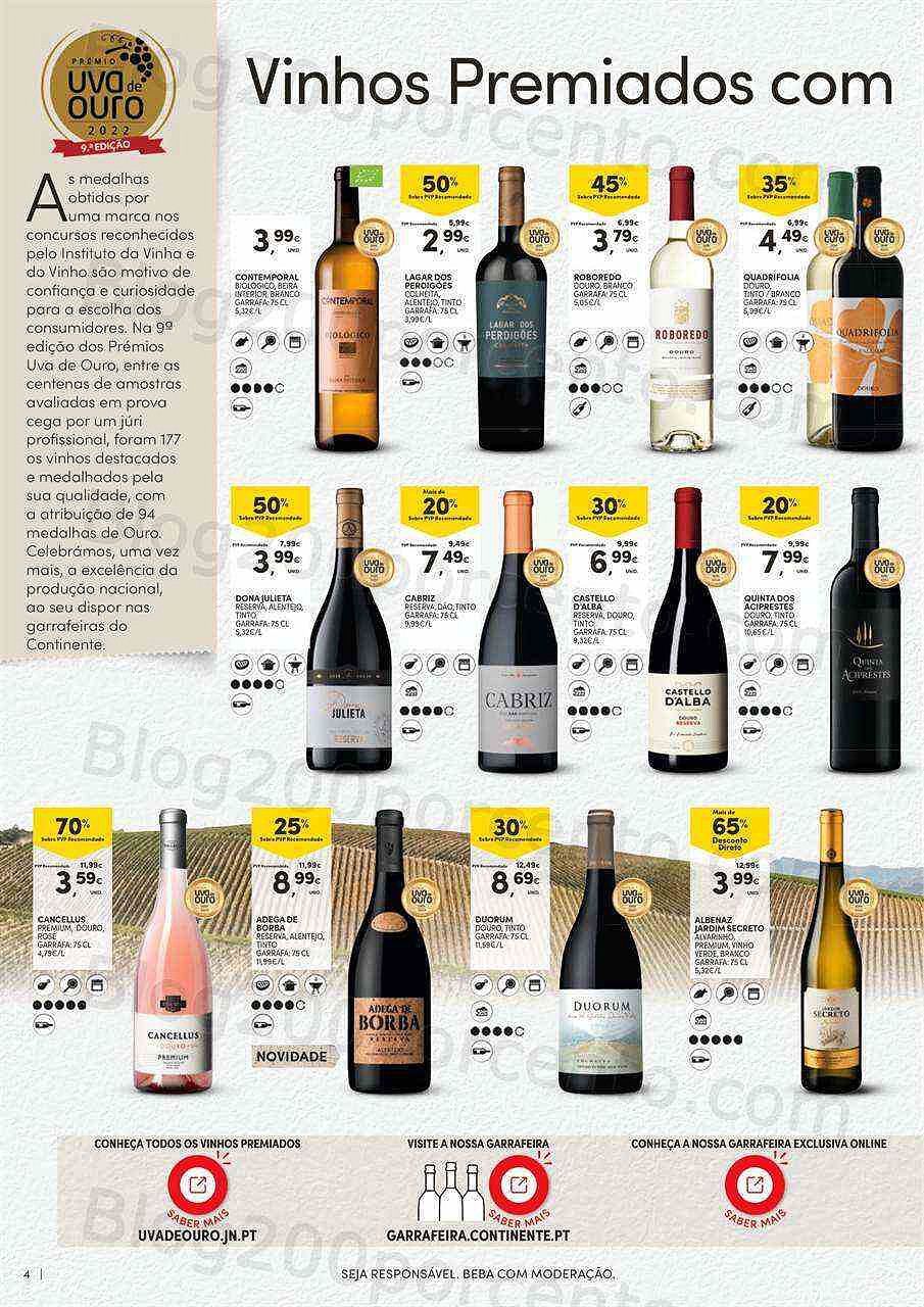 Antevisão Folheto CONTINENTE Feira Queijos - Enchidos e Vinhos Promoções de 20 setembro a 16 outubro