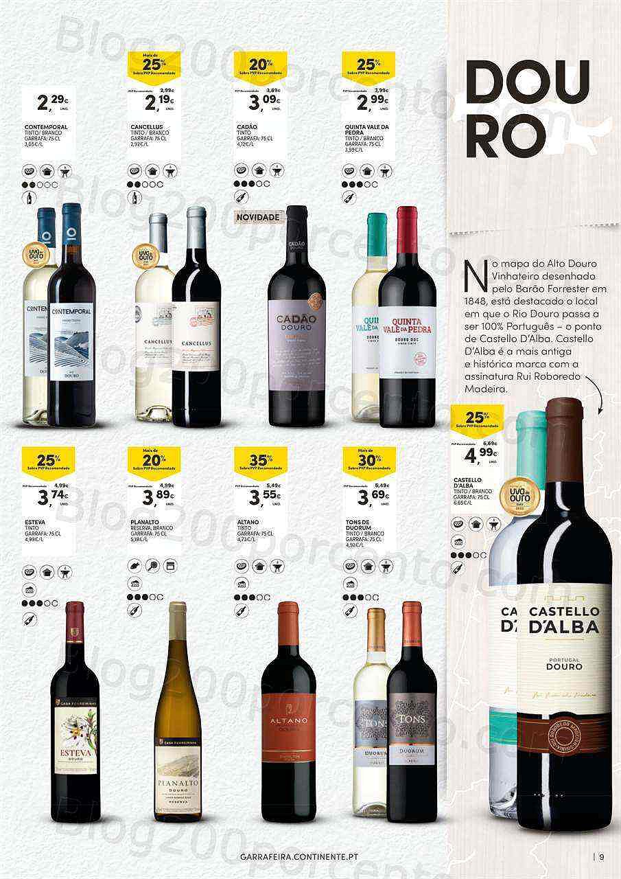 Antevisão Folheto CONTINENTE Feira Queijos - Enchidos e Vinhos Promoções de 20 setembro a 16 outubro